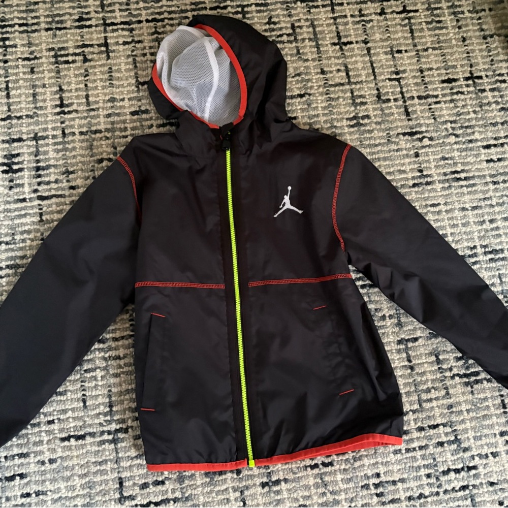 Jordan Black and Gray Mesh Jacket